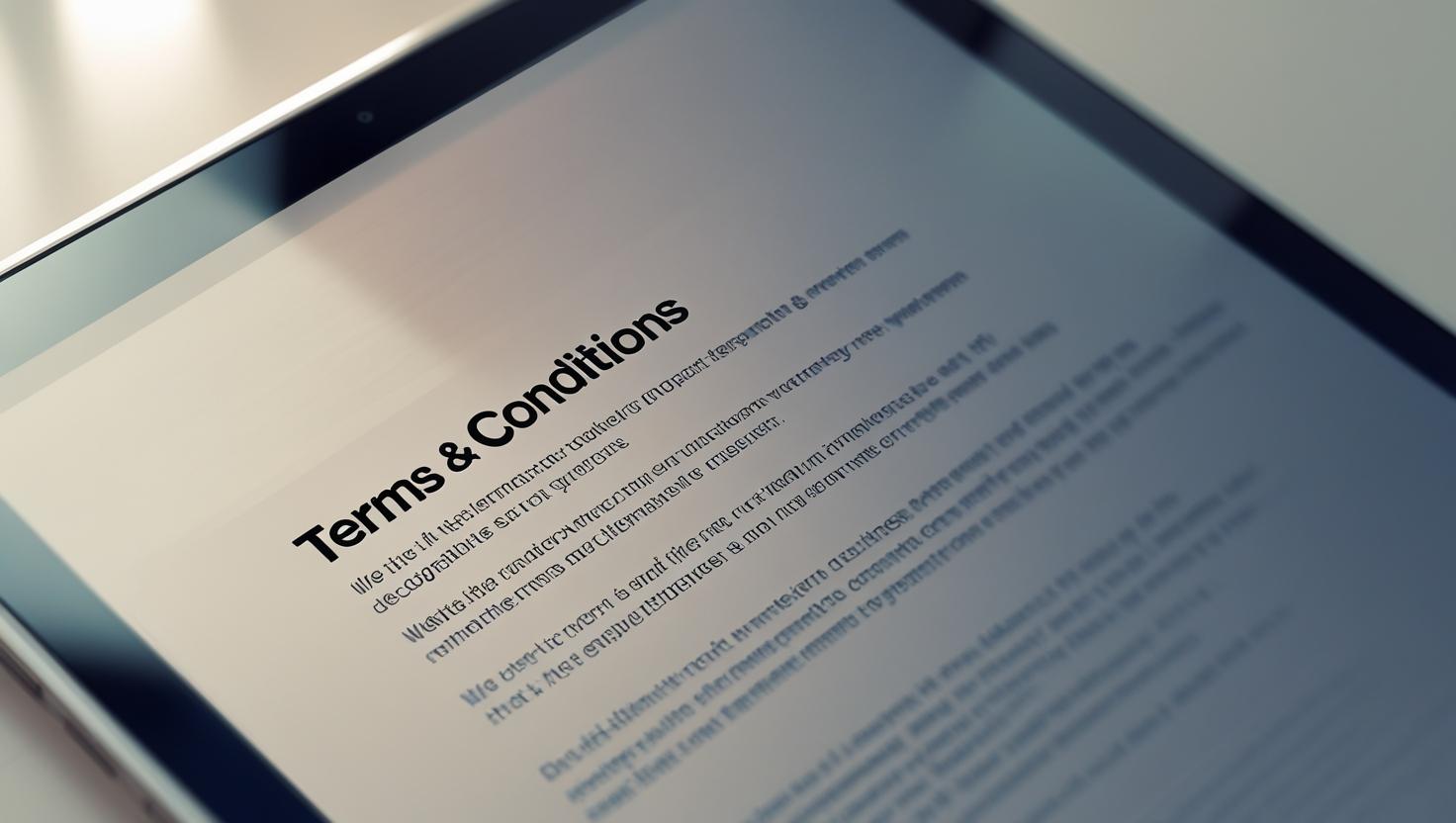 picture or terms and conditions